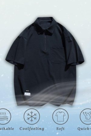 Style Core Aesthetics, New Style Trends Ice Silk Cargo Polo