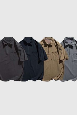 Style Core Aesthetics, New Style Trends Ice Silk Cargo Polo