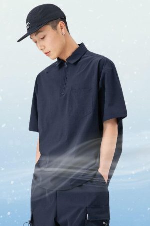 Style Core Aesthetics, New Style Trends Ice Silk Cargo Polo