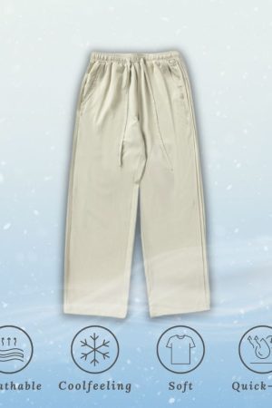 Style Core Aesthetics, New Style Trends Ice Silk Casual Pants