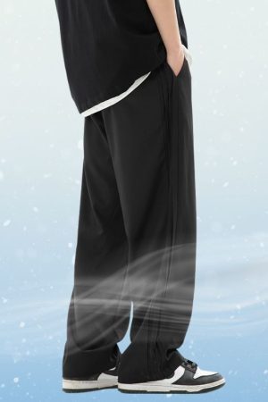 Style Core Aesthetics, New Style Trends Ice Silk Casual Pants