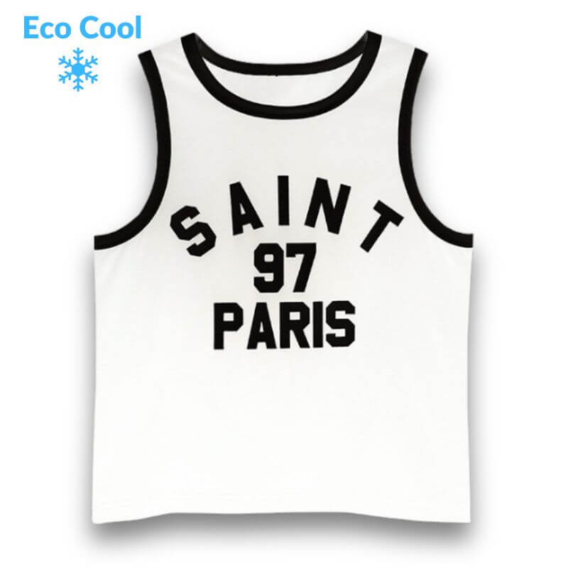 Style Core Aesthetics, New Style Trends Ice Silk Letter Print Tank Top