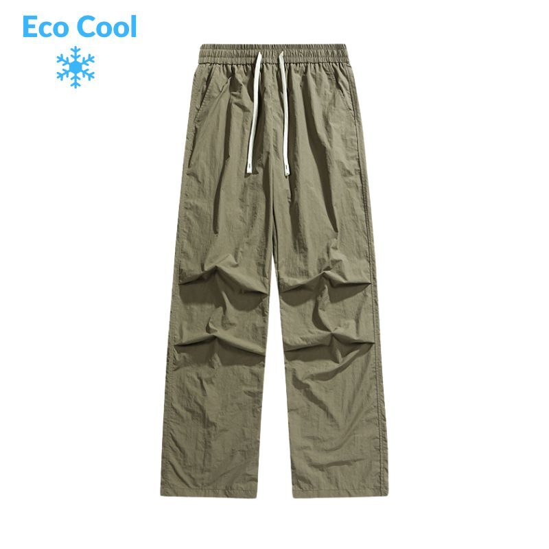 Style Core Aesthetics, New Style Trends Ice Silk Parachute Pants