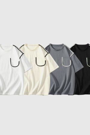 Style Core Aesthetics, New Style Trends Ice Silk Pocket Tee