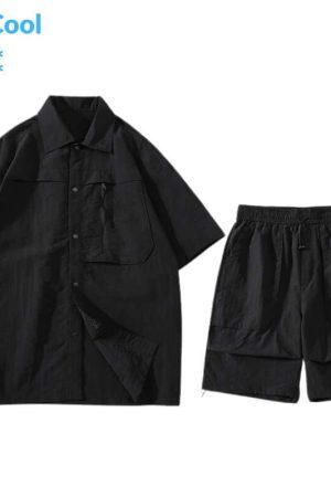 Style Core Aesthetics, New Style Trends Ice Silk Solid Cargo Set