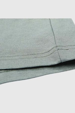 Style Core Aesthetics, New Style Trends Ice Silk Stripe Contrast Tee