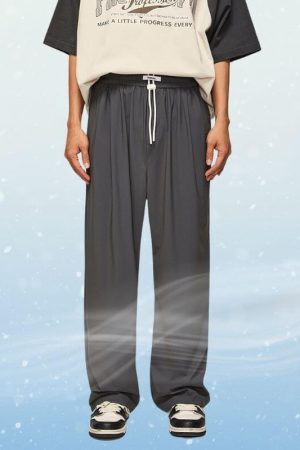 Style Core Aesthetics, New Style Trends Ice Silk Wide Leg Pants