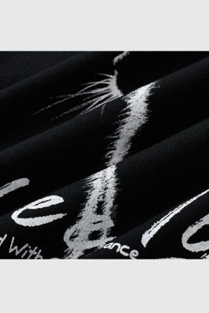 Style Core Aesthetics, New Style Trends Ink Cat Print Tee