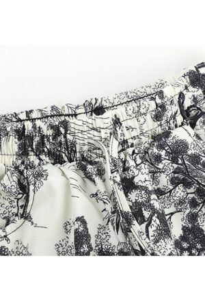 Style Core Aesthetics, New Style Trends Ink Painting Drawstring Pants