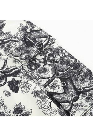 Style Core Aesthetics, New Style Trends Ink Painting Drawstring Pants