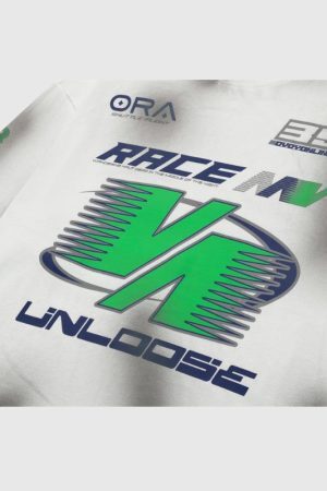 Style Core Aesthetics, New Style Trends Inkjet-Printed Racing Style Tee