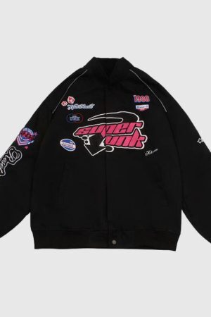 Style Core Aesthetics, New Style Trends Ins Hip-Hop Inspired Retro Jacket