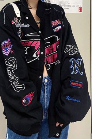 Style Core Aesthetics, New Style Trends Ins Hip-Hop Inspired Retro Jacket