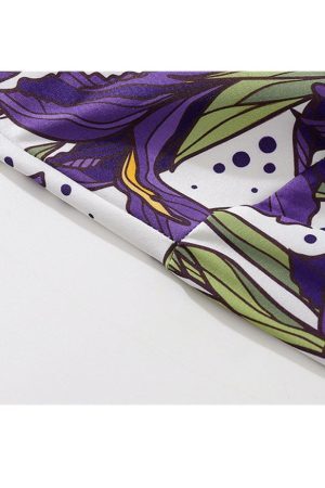 Style Core Aesthetics, New Style Trends Iris Print Summer Shirt