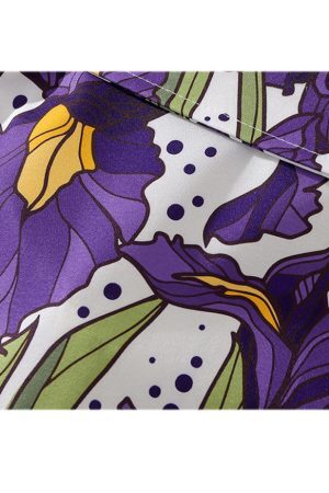 Style Core Aesthetics, New Style Trends Iris Print Summer Shirt
