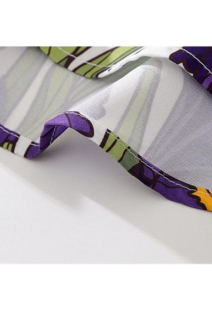 Style Core Aesthetics, New Style Trends Iris Print Summer Shirt