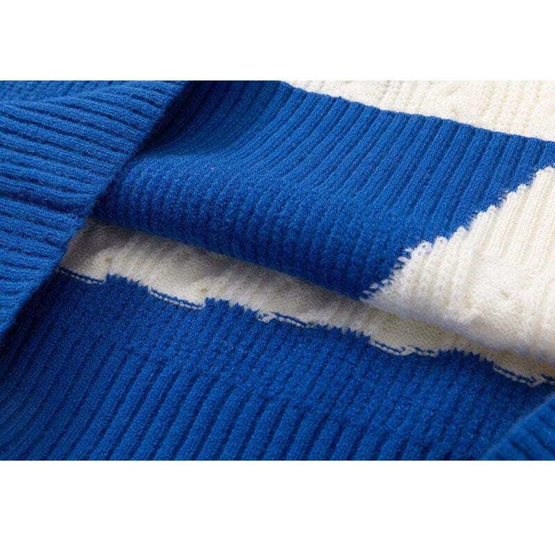 Style Core Aesthetics, New Style Trends Irregular Color-blocked Design Pullover Style Core Aesthetics, New Style Trends Irregular Color-blocked Design Pullover