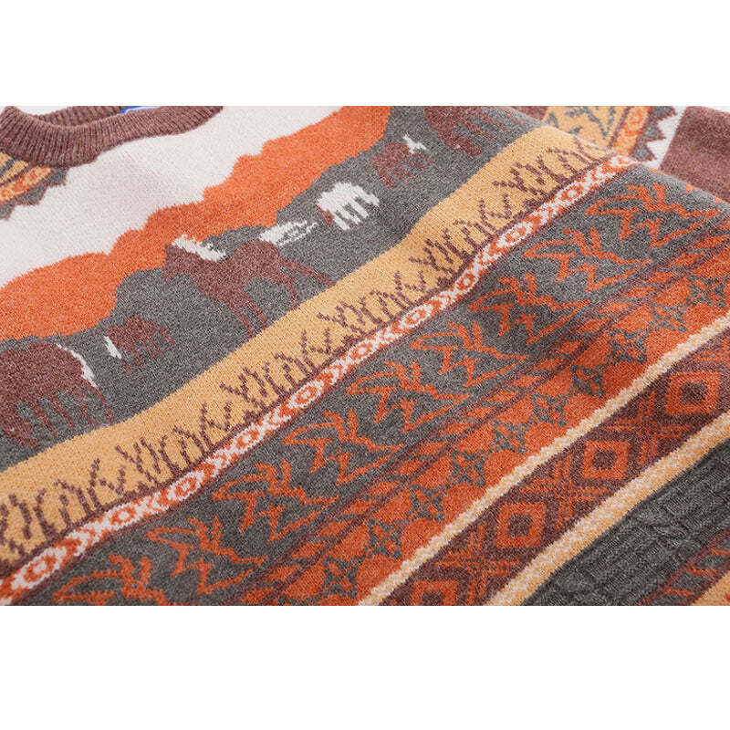 Style Core Aesthetics, New Style Trends Irregular Color Contrast Stripe Pullover Style Core Aesthetics, New Style Trends Irregular Color Contrast Stripe Pullover