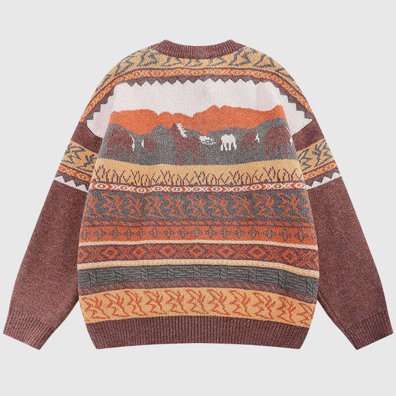 Style Core Aesthetics, New Style Trends Irregular Color Contrast Stripe Pullover Style Core Aesthetics, New Style Trends Irregular Color Contrast Stripe Pullover