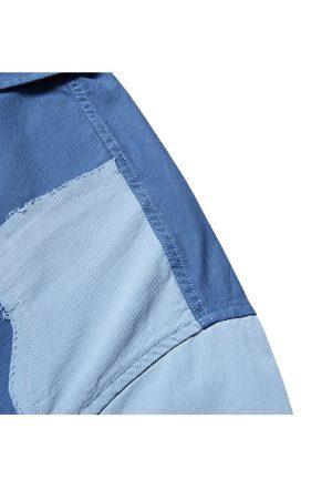 Style Core Aesthetics, New Style Trends Irregular Contrast Shirts