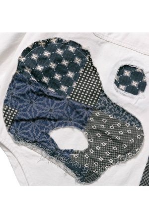 Style Core Aesthetics, New Style Trends Irregular Paisley Patchwork Shirts