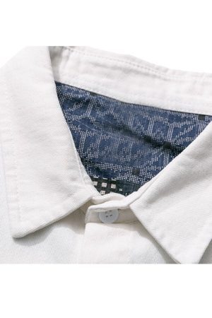 Style Core Aesthetics, New Style Trends Irregular Paisley Patchwork Shirts