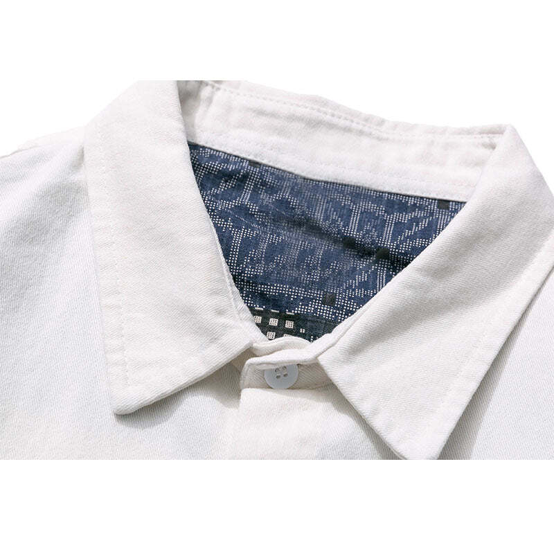 Style Core Aesthetics, New Style Trends Irregular Paisley Patchwork Shirts Style Core Aesthetics, New Style Trends Irregular Paisley Patchwork Shirts