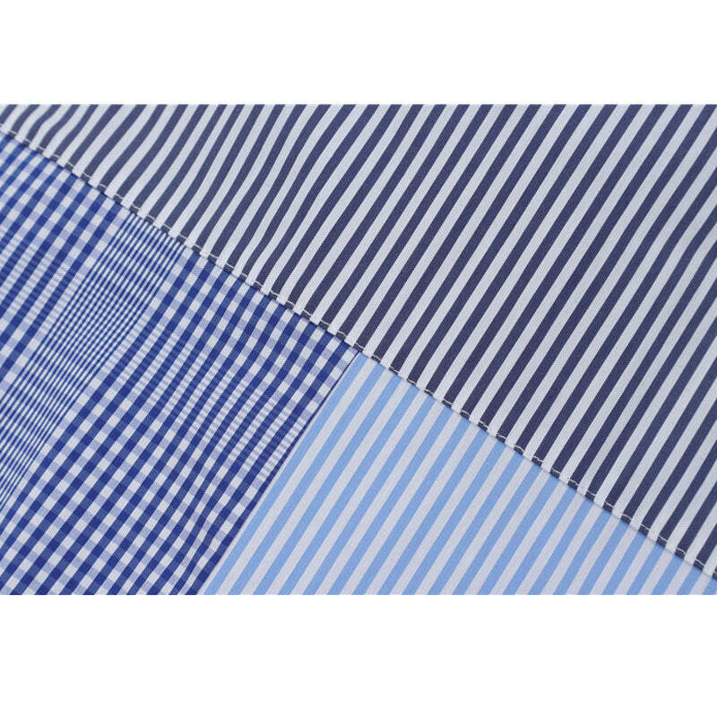 Style Core Aesthetics, New Style Trends Irregular Patch Stripe Shirts Style Core Aesthetics, New Style Trends Irregular Patch Stripe Shirts