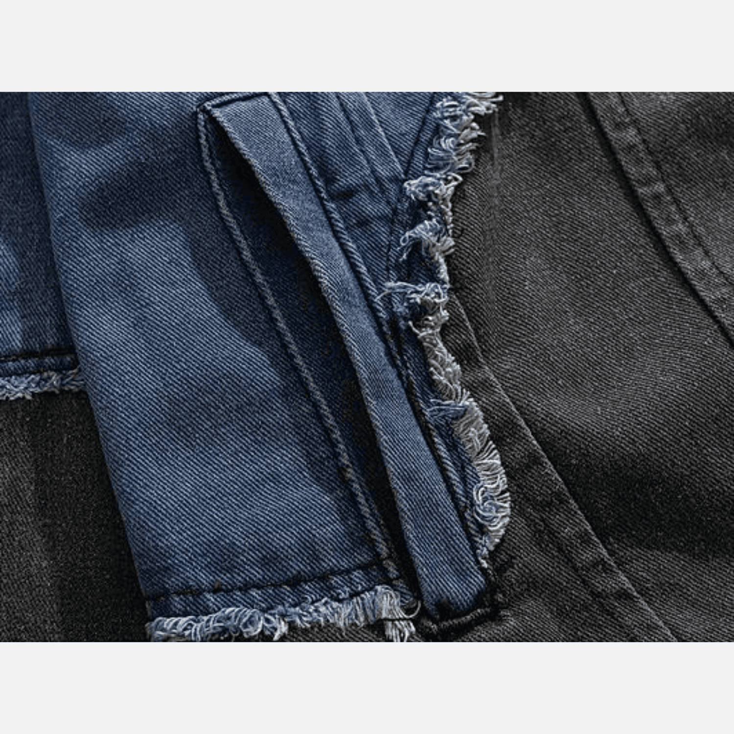 Style Core Aesthetics, New Style Trends Irregular Patchwork Denim Jacket Style Core Aesthetics, New Style Trends Irregular Patchwork Denim Jacket