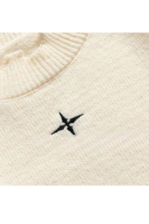 Style Core Aesthetics, New Style Trends Irregular Raw Edge Knit Pullover