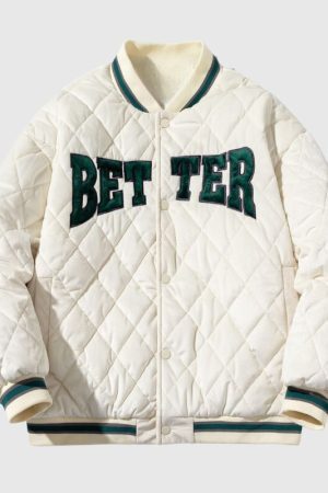 Style Core Aesthetics, New Style Trends Japanese College Style Loose-Fit Baseball Jacket