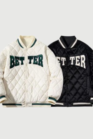 Style Core Aesthetics, New Style Trends Japanese College Style Loose-Fit Baseball Jacket