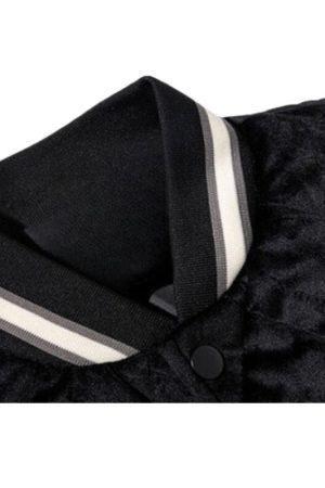 Style Core Aesthetics, New Style Trends Japanese College Style Loose-Fit Baseball Jacket