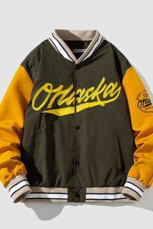 Style Core Aesthetics, New Style Trends Japanese Embroidered Baseball Jacket