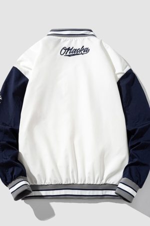 Style Core Aesthetics, New Style Trends Japanese Embroidered Baseball Jacket