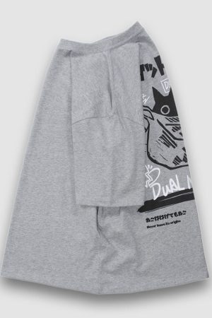 Style Core Aesthetics, New Style Trends Japanese Style Animes Print Tee