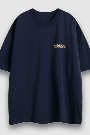 Style Core Aesthetics, New Style Trends Japanese Style Illustration Print Tee