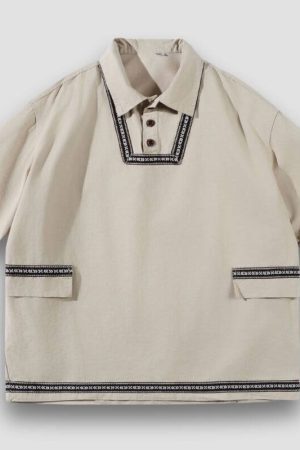 Style Core Aesthetics, New Style Trends Japanese Vintage Ethnic Web Shirts