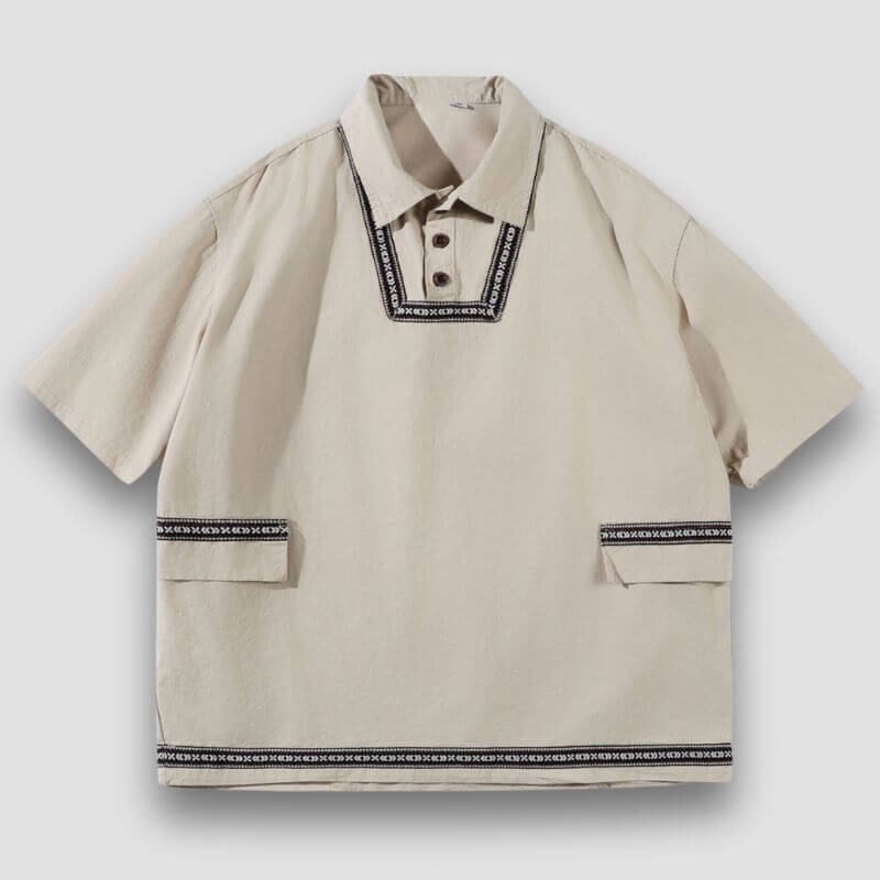 Style Core Aesthetics, New Style Trends Japanese Vintage Ethnic Web Shirts