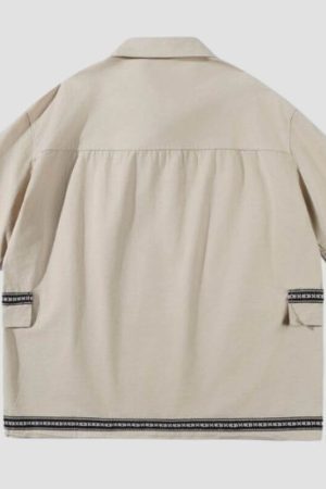 Style Core Aesthetics, New Style Trends Japanese Vintage Ethnic Web Shirts