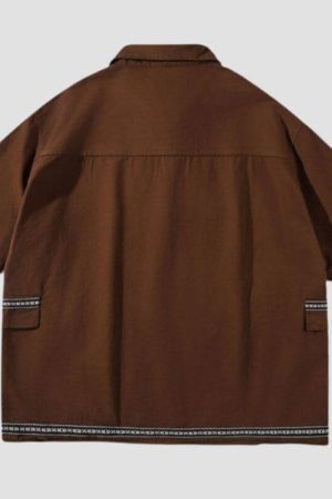 Style Core Aesthetics, New Style Trends Japanese Vintage Ethnic Web Shirts