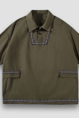 Style Core Aesthetics, New Style Trends Japanese Vintage Ethnic Web Shirts