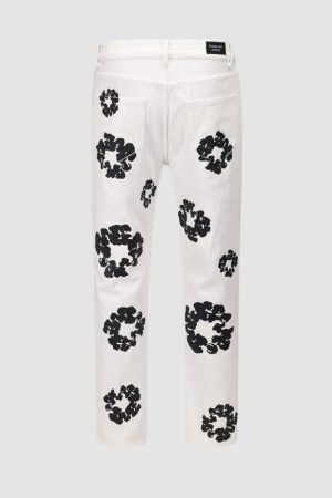 Style Core Aesthetics, New Style Trends Kapok Pattern Printed Jeans