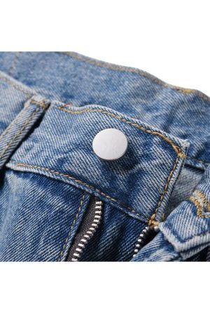 Style Core Aesthetics, New Style Trends Kapok Pattern Printed Jeans