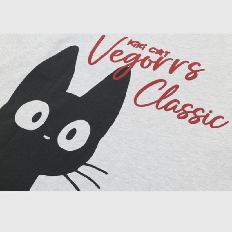 Style Core Aesthetics, New Style Trends KiKi Cat Print Tee Style Core Aesthetics, New Style Trends KiKi Cat Print Tee