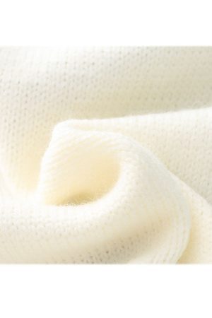 Style Core Aesthetics, New Style Trends Knit Flower & Sheep Pattern Sweater