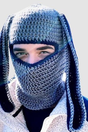 Style Core Aesthetics, New Style Trends Knitted Bunny Ears Design Beanie