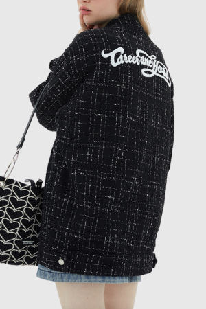 Style Core Aesthetics, New Style Trends Korean Style Trendy Plaid Jacket