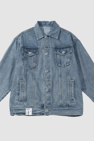 Style Core Aesthetics, New Style Trends Label Design Denim Jacket
