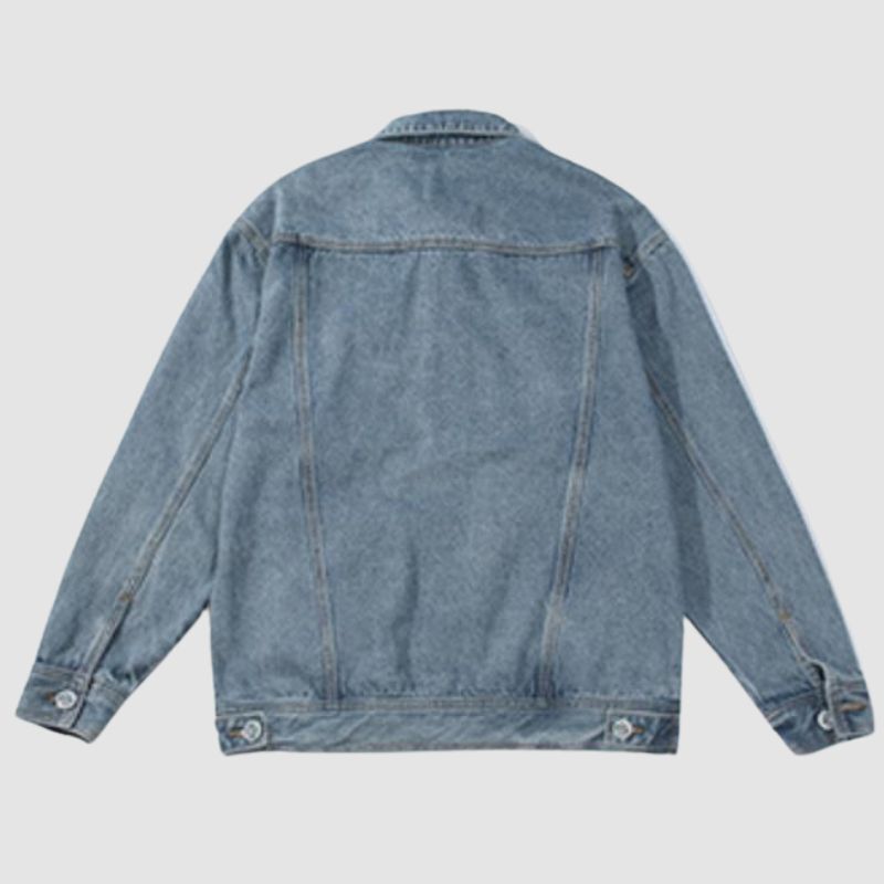 Style Core Aesthetics, New Style Trends Label Design Denim Jacket Style Core Aesthetics, New Style Trends Label Design Denim Jacket